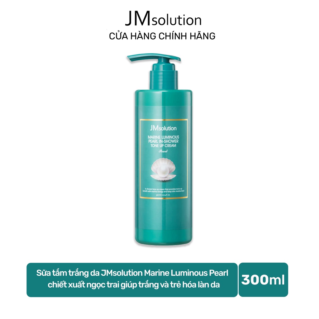 Sữa Tắm JMsolution Dưỡng Trắng Dưỡng Ẩm Sâu Cho Da Luminous in Shower Tone Up Cream 300ml