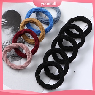 Set 5 Dây Thun Cột Tóc Mini Co Giãn Đơn Giản Cho Nữ