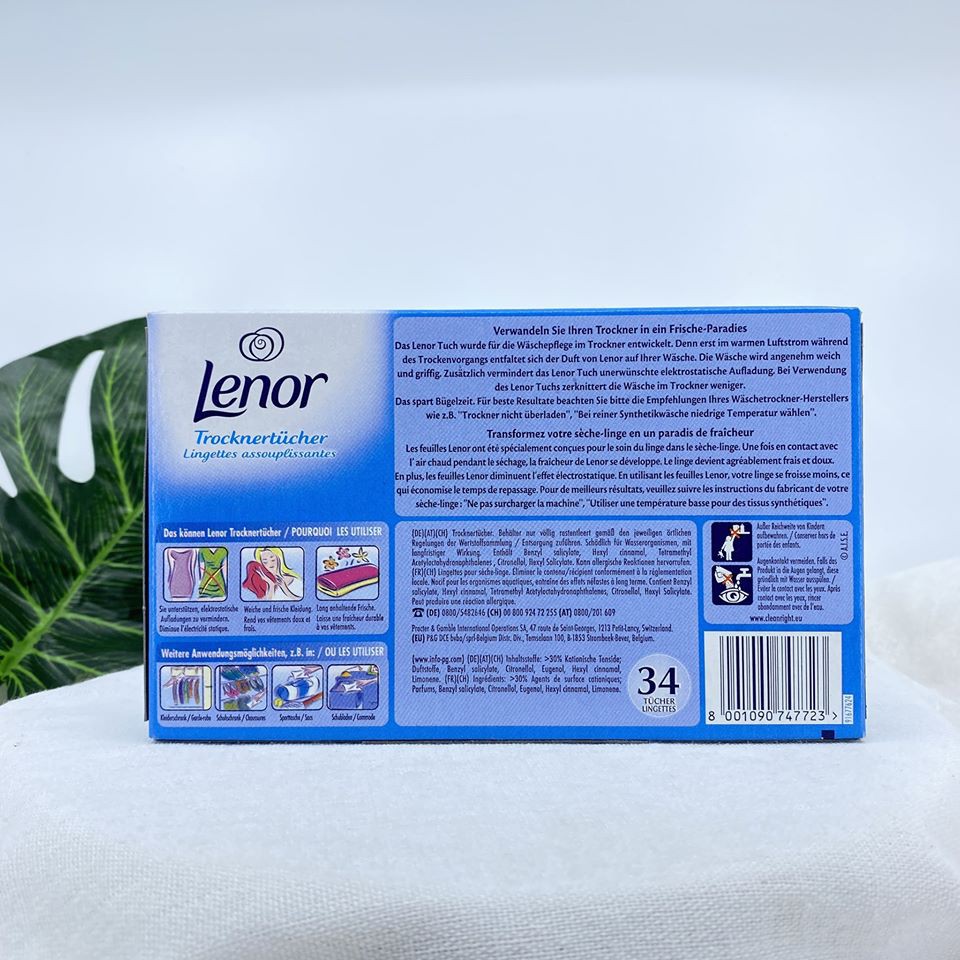 Giấy thơm Lenor của Đức ngát hương thơm hàng Đức