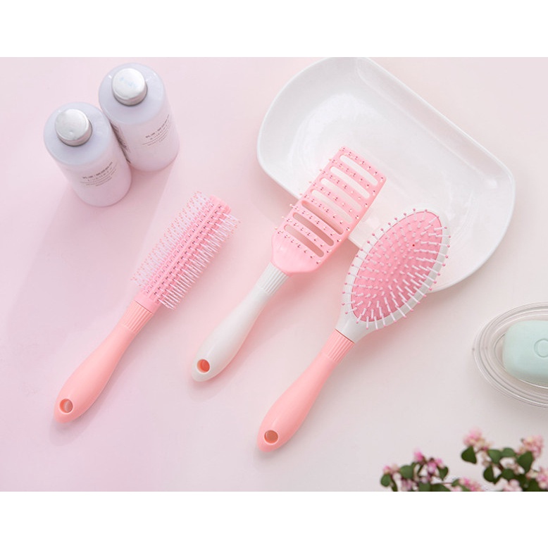 Lược chải tóc tạo kiểu đa dạng kiểu dáng cán tròn cao cấp LILA LUOCTAOKIEU29
