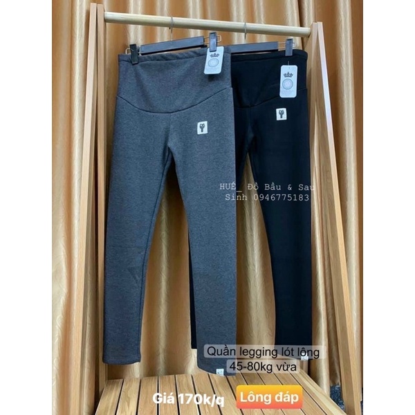 🔥🔥🔥Quần bầu lót lông siêu ấm full size tới 80kg