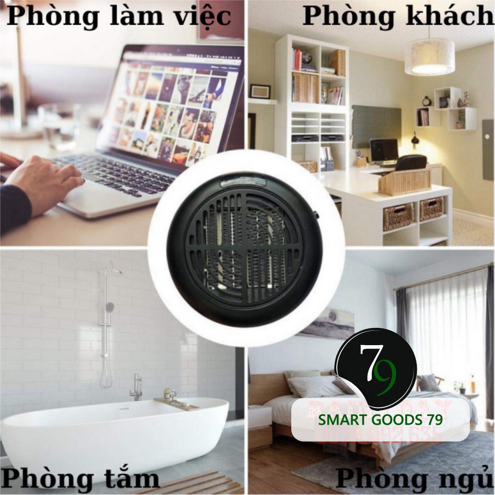 [Freeship hàng cao cấp 307] Máy sưởi Quạt sưởi ấm mùa đông mini treo tường cắm điện 900W văn phòng ngủ nhà tắm