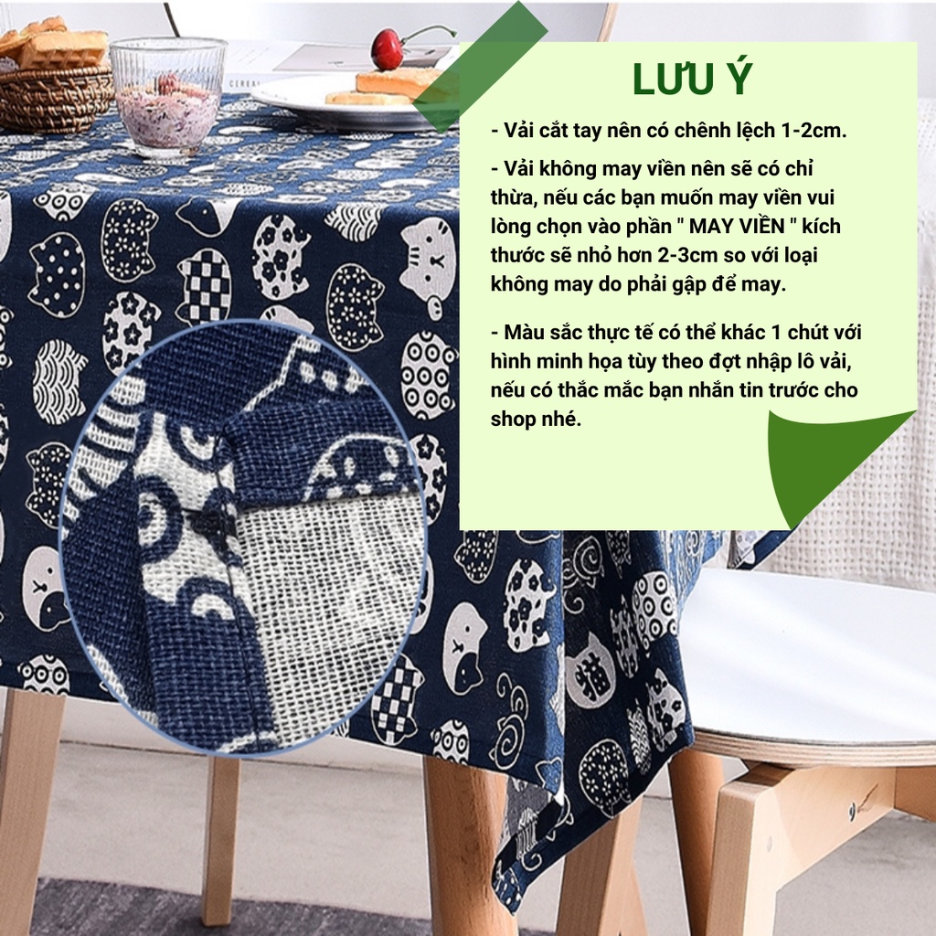Khăn Trải Bàn, Phông Nền Chụp Ảnh HOMIES Phong Cách Vintage hàn Quốc Chất Vải Canavas Nhiều Kích Thước