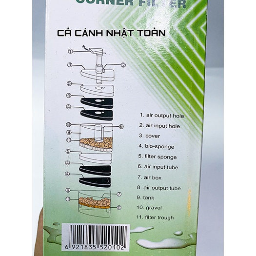 LỌC OXY VI SINH CHO BỂ CÁ CẢNH XINYOU 2010
