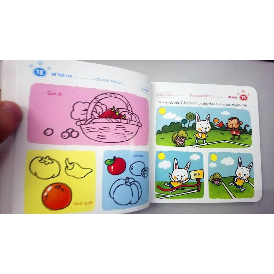 Sách - Mẹ hỏi bé trả lời - Combo 4 cuốn tái bản 2023