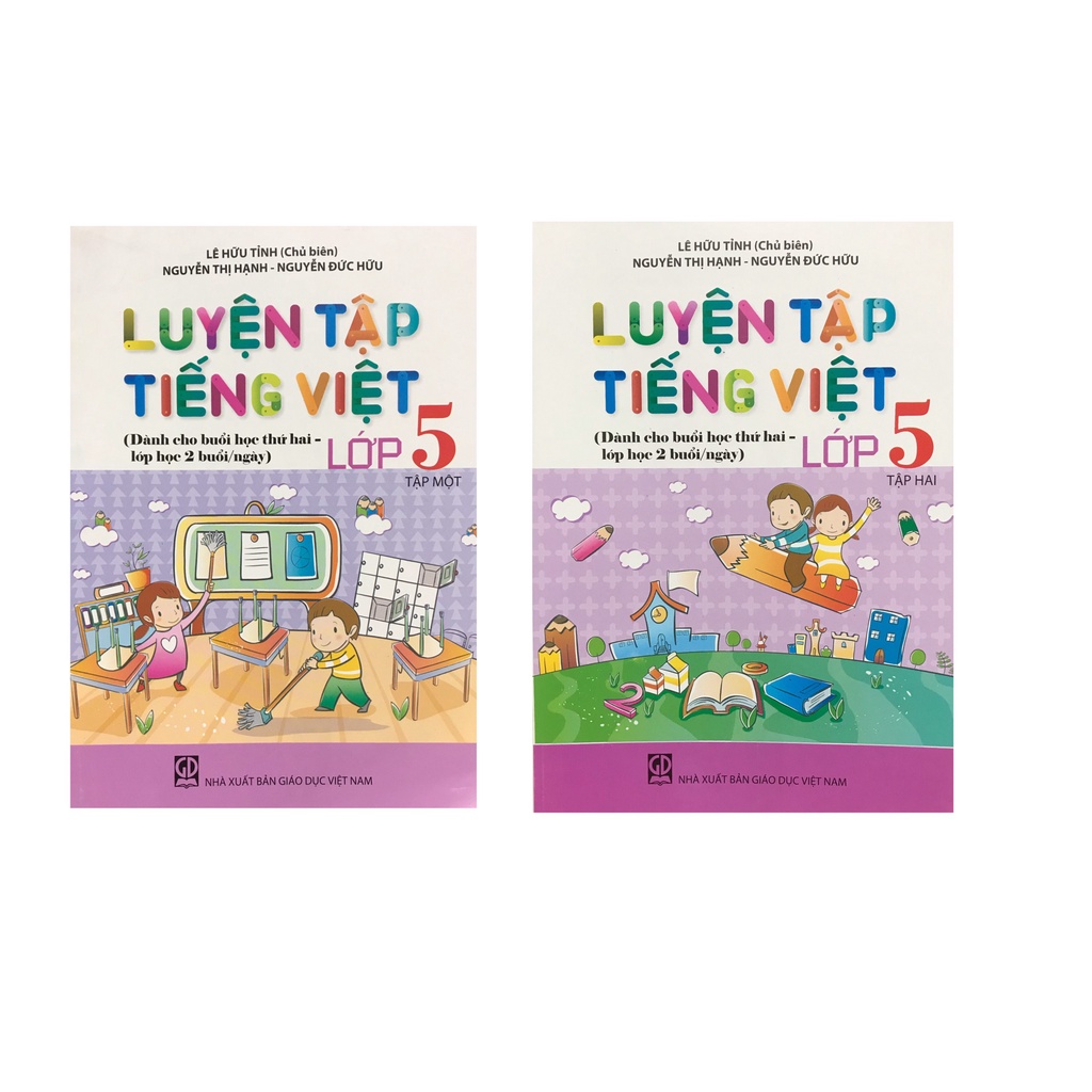 Sách - Combo Luyện tập tiếng việt 5 tập 1 tập 2 ( NXB Giáo dục )