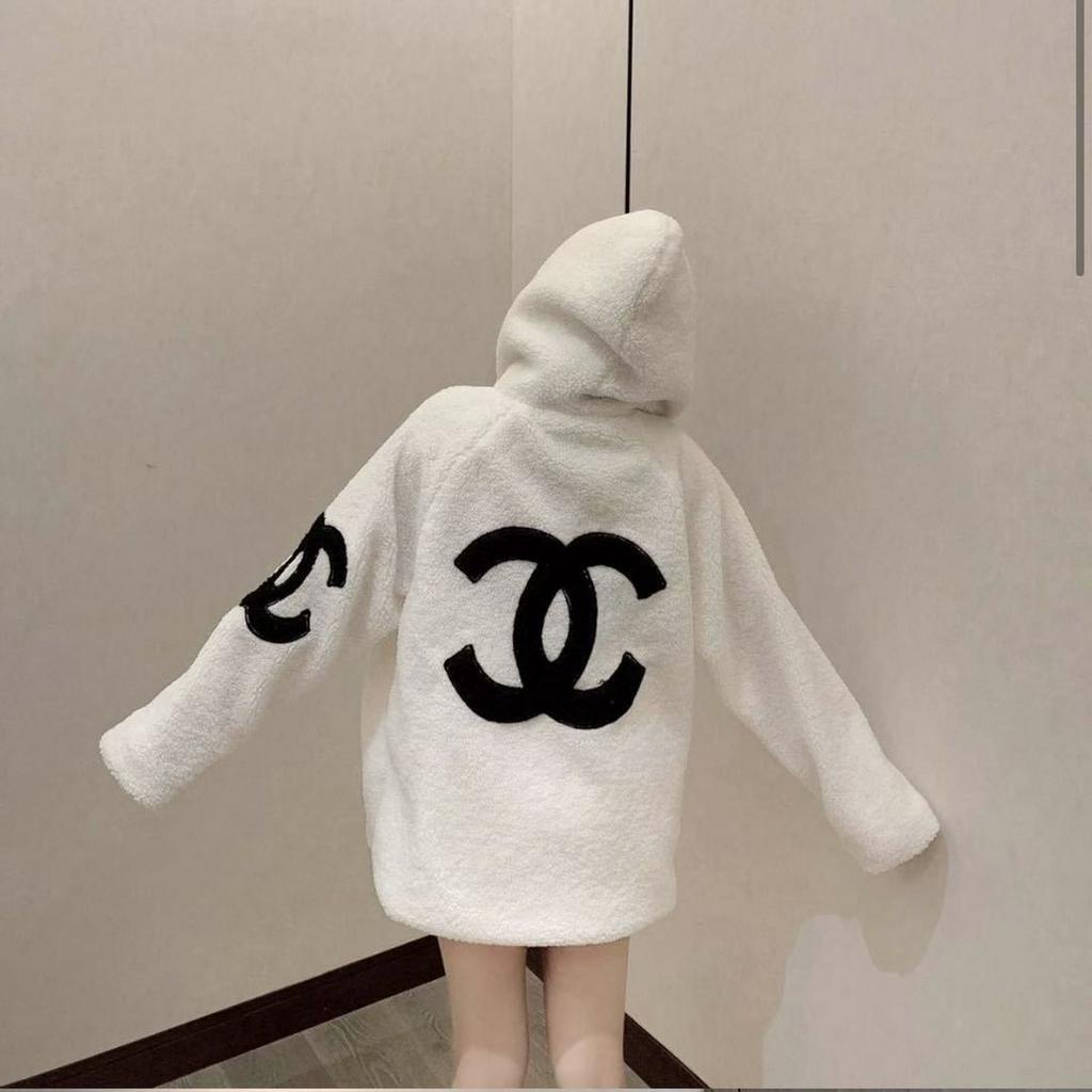 Áo Khoác Cardigan Dáng Dài Vải Len Lông Cừu Thêu Họa Tiết Phong Cách Hàn Quốc Thời Trang Thu Đông Cho Nữ
