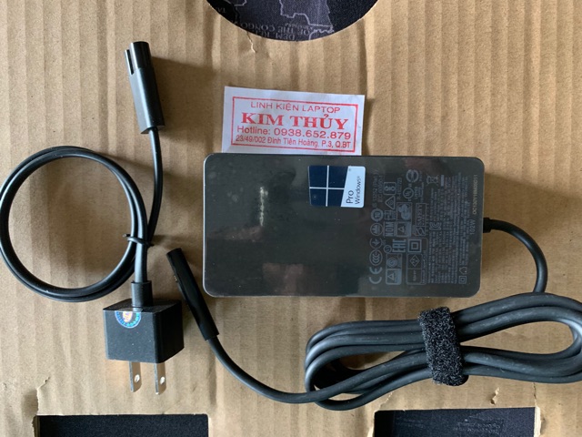 Sạc Nhanh Adapter Dành Cho Microsoft Surface Pro 7/6/5/4/3 15V 4A 102W Chính Hãng