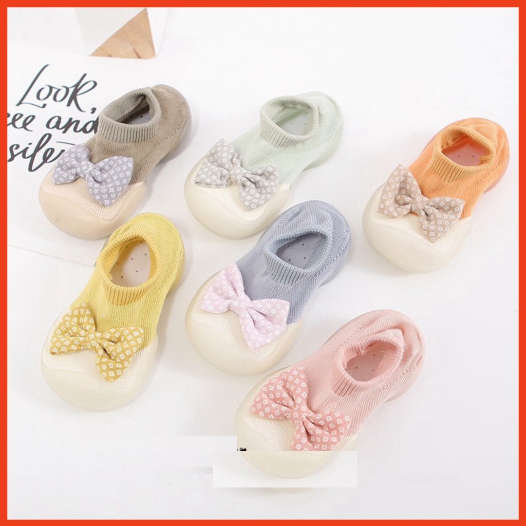 Giày Bún Tập Đi Siêu Mềm Cho Bé Hàng Quảng Châu Cao Cấp