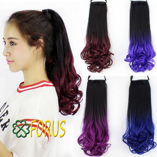 Cột tóc giả phối màu ombre, tóc cột giả  ❤️FREESHIP❤️ buộc tóc giả nữ, tóc giả buộc Sỉ 45k