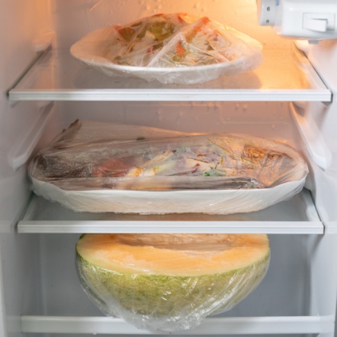 Túi gấu 100 bao trùm bảo quản thức ăn màng bọc thực phẩm tái sử dụng có chun co dãn