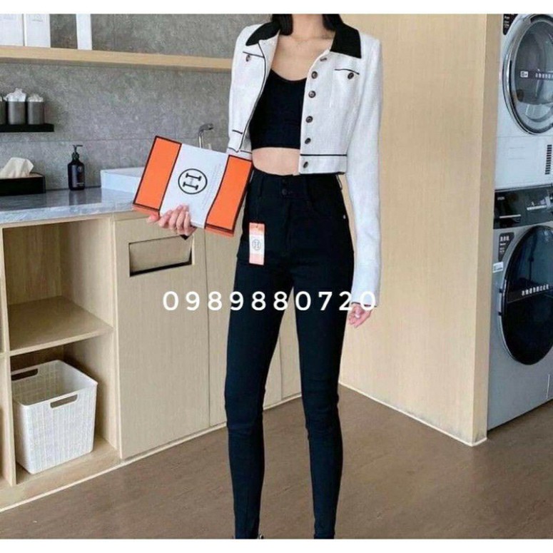 QUẦN LEGGING CẠP CAO GEN BỤNG - chất umi hàn - kèm hộp xinh