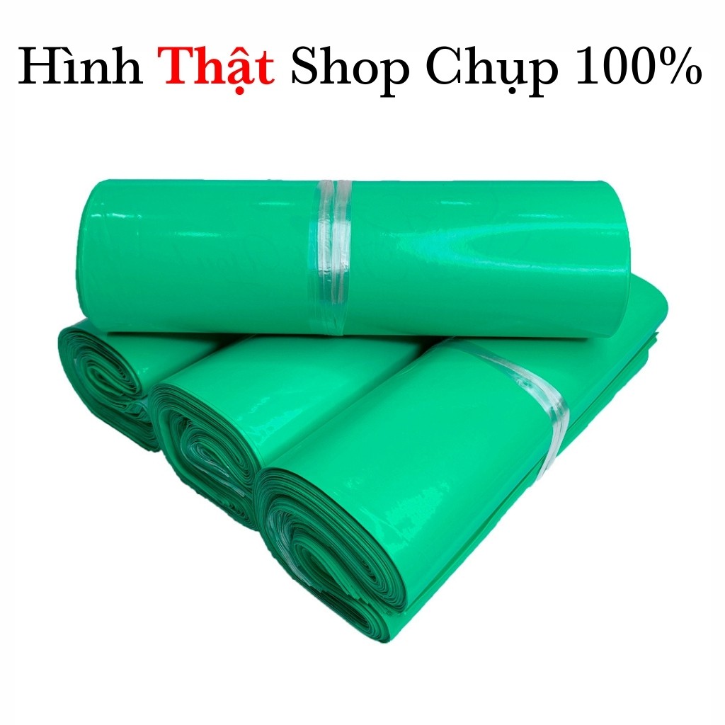 Túi Gói Hàng Màu Xanh Mint In Mèo Thần Tài & Cám Ơn Khách Hàng Size 20x30 TUIGOIHANGHL