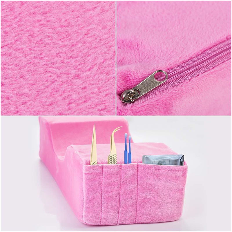 Gối kê cổ hình chữ U bằng acrylic cho nối mi mát xa