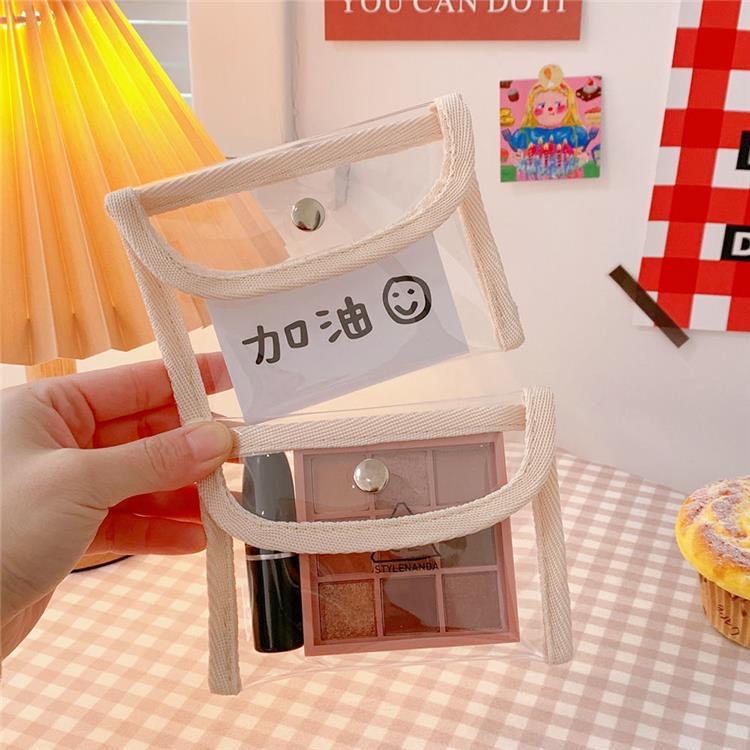 Túi Trong Suốt Đựng Son Môi / Phấn Mắt / Trang Sức Nhỏ Gọn Tiện Dụng