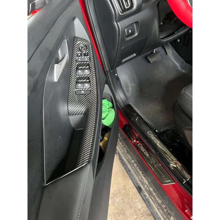 Ốp nội thất Creta nhựa cacbon cao cấp bản tiêu chuẩn và bản đặc biệt