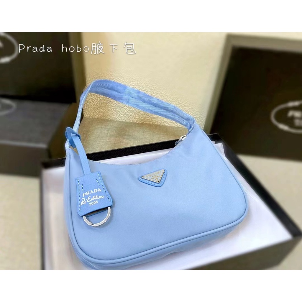 Túi Đeo Dưới Cánh Tay Bằng Nylon Tái Chế Được 2005 Mới Với Hộp Quà Tặng PA777777