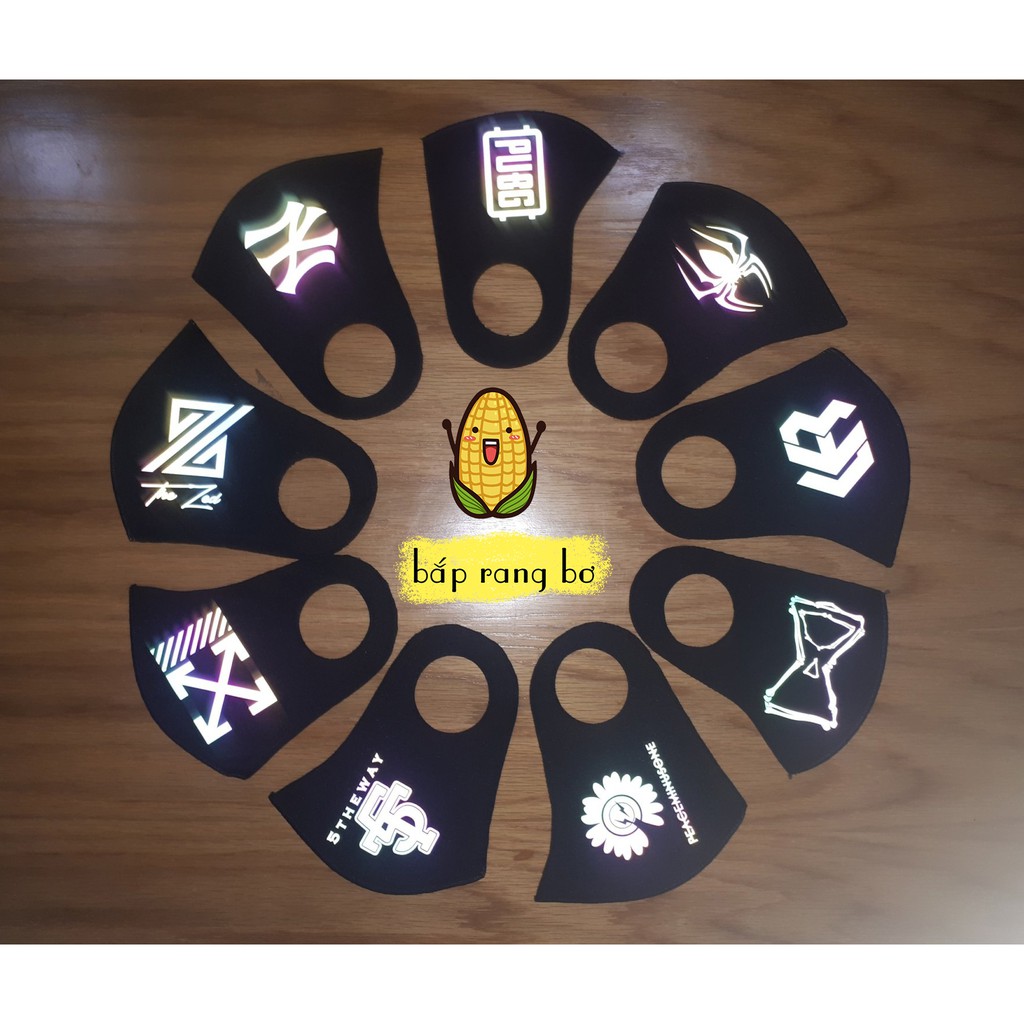 KHẨU TRANG HÀN QUỐC PHẢN QUANG 3D - 7 MÀU - VẢI MỀM MỊN | BigBuy360 - bigbuy360.vn