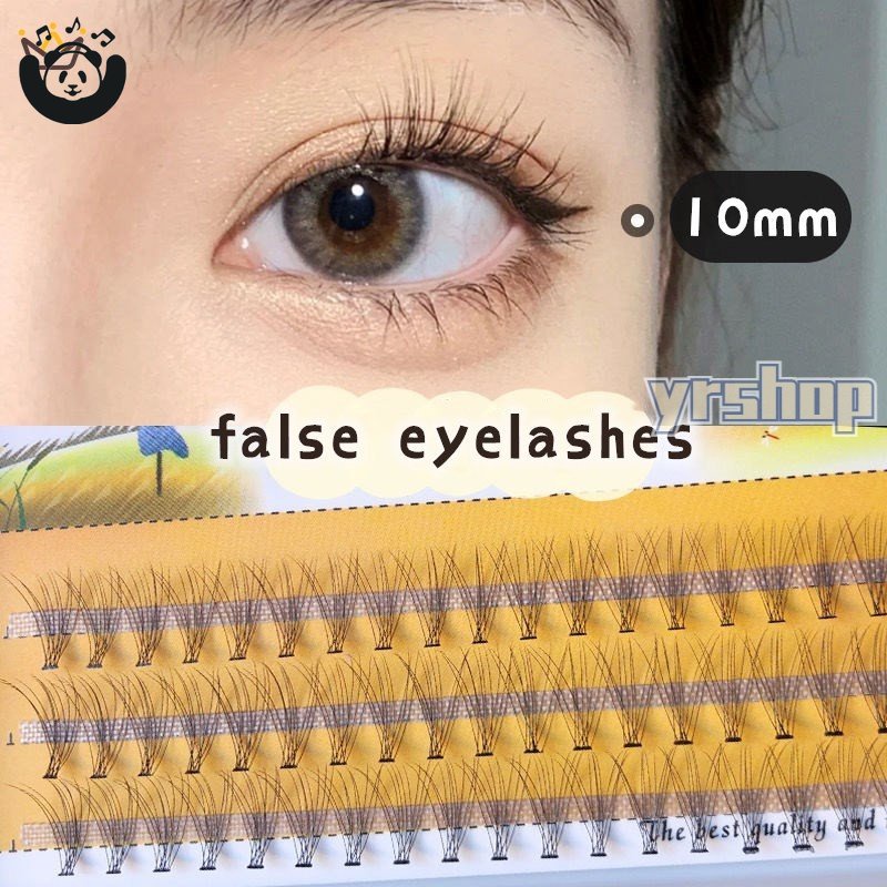 Set 60 Lông Mi Giả Tự Nhiên 10d 8 10 12mm Kèm 1 Dụng Cụ Hỗ Trợ Trang Điểm