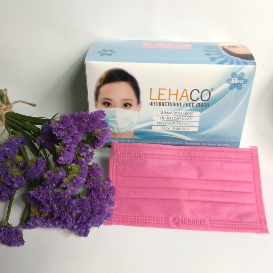 Khẩu trang hồng full