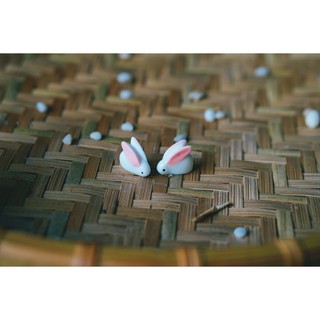 Phụ kiện trang trí cây Thỏ trắng trong rừng