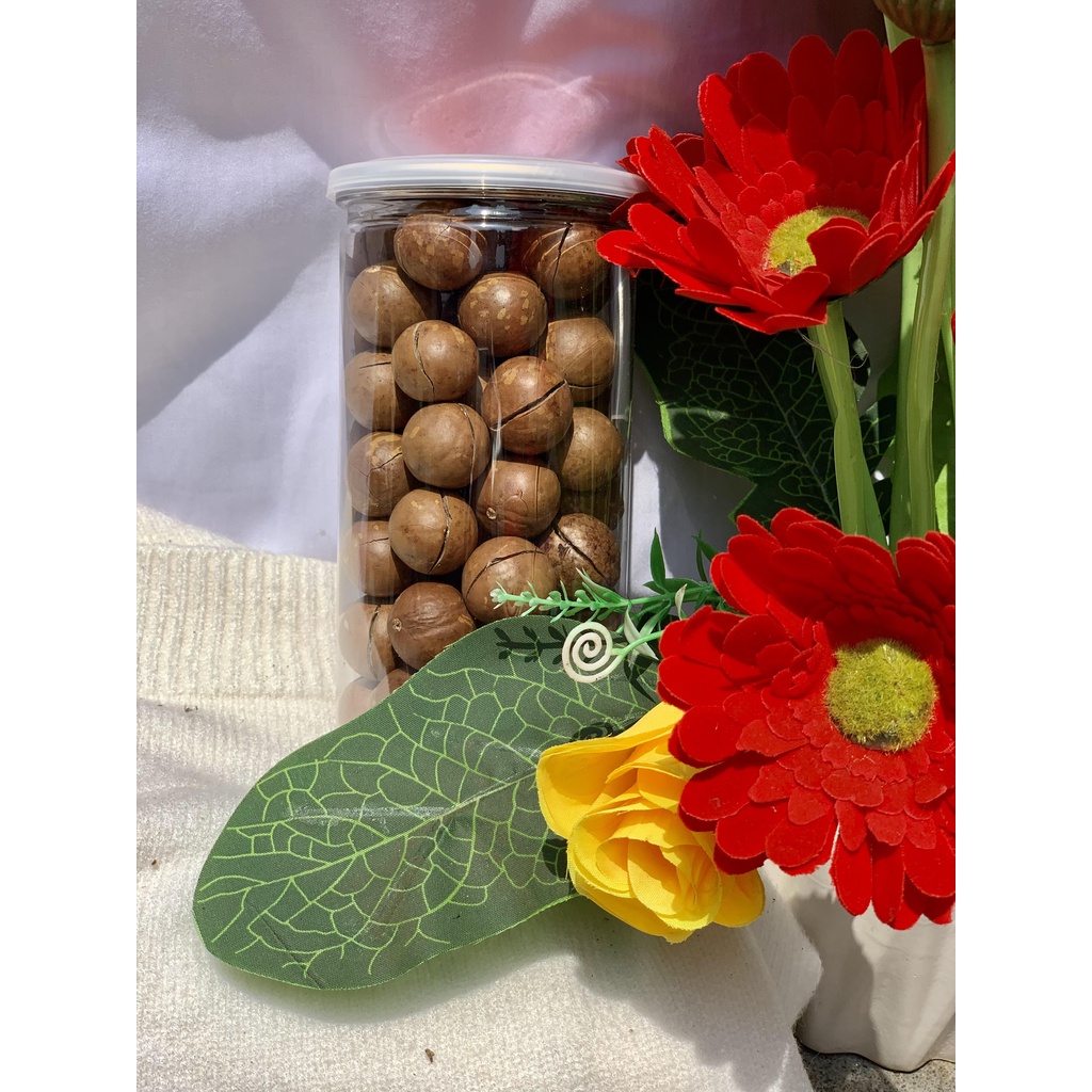 Hạt Macca Tây Nguyên sấy nứt vỏ- loại 1  ⚡️ Tặng kèm khui hạt