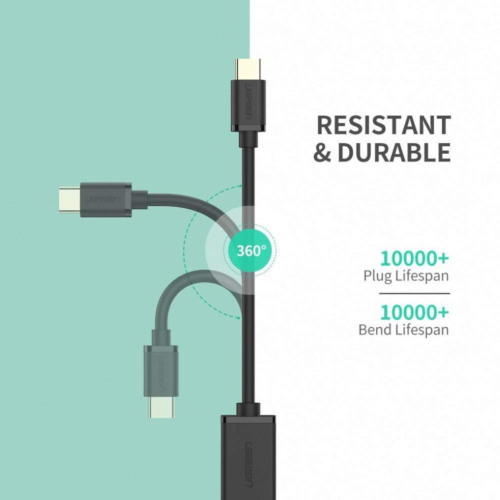 Ugreen 30701 - Cáp OTG USB Type C sang USB 3.0 ✔HÀNG CHÍNH HÃNG ✔