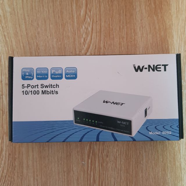 Bộ chia mạng switch 5 port W-Net chính hãng