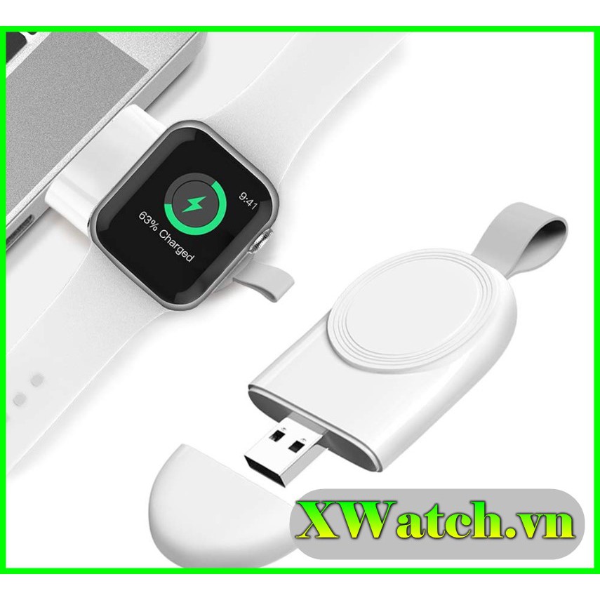 Bộ Sạc USB ko dây Từ Tính Cho táo Watch