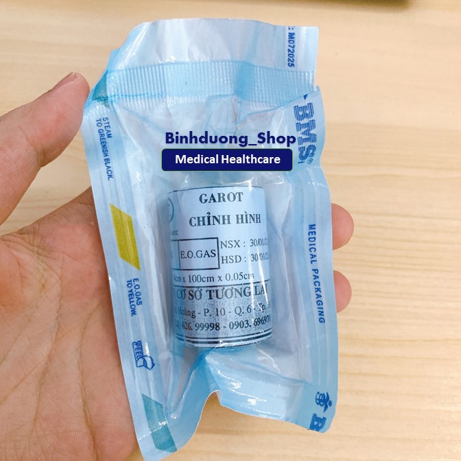 Garot chỉnh hình - garo cao su đã tiệt trùng sx Việt Nam