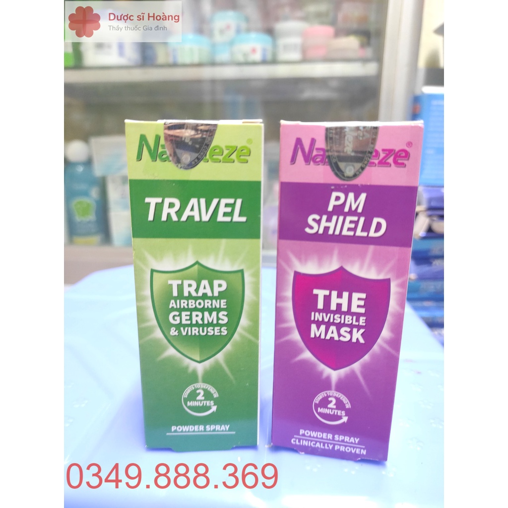 Xịt Mũi Xoang Nasaleze TRAVEL và Nasaleze PM SHIELD