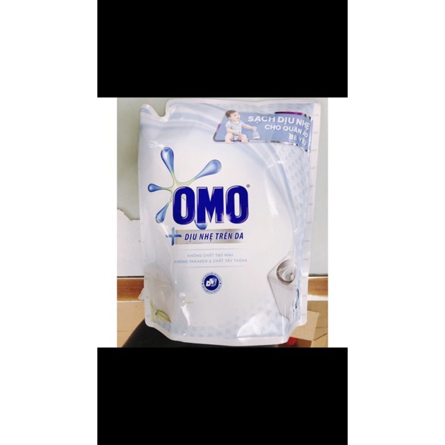⭐ Nước giặt OMO matic [𝐅𝐑𝐄𝐄𝐒𝐇𝐈𝐏] dịu nhẹ trên da túi 2.3kg