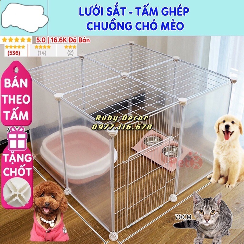 🐣 [TẶNG CHỐT] - TẤM LƯỚI QUÂY CHUỒNG CHÓ, MÈO, THỎ, LÀM LỒNG CHUỘT, CHIM ĐA NĂNG