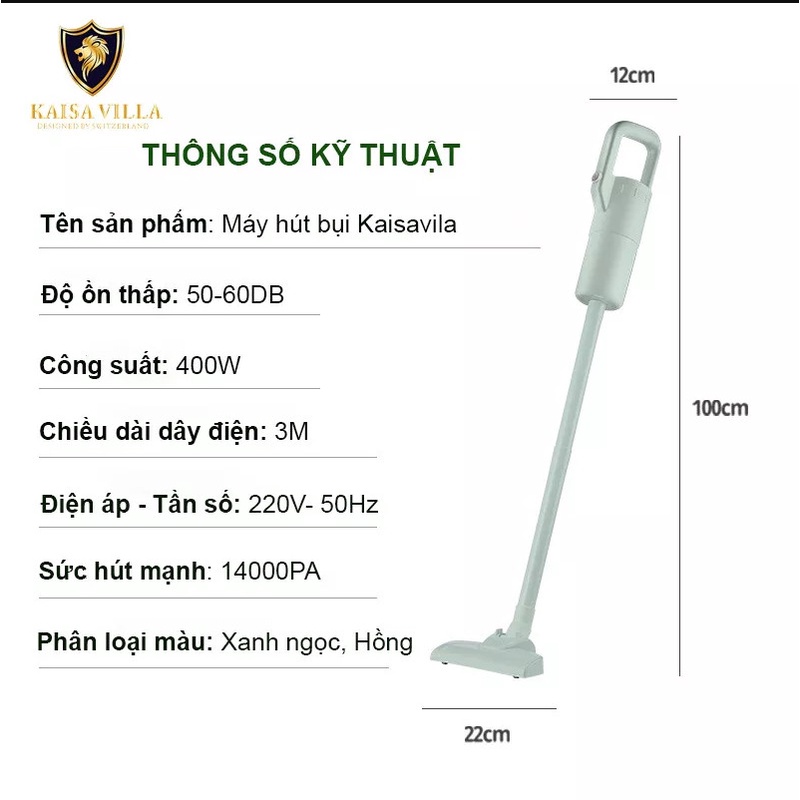 MÁY HÚT BỤI KAISAVILLA JD 8019 / MÁY HÚT BỤI CẦM TAY TIỆN ÍCH CHO GIA ĐÌNH