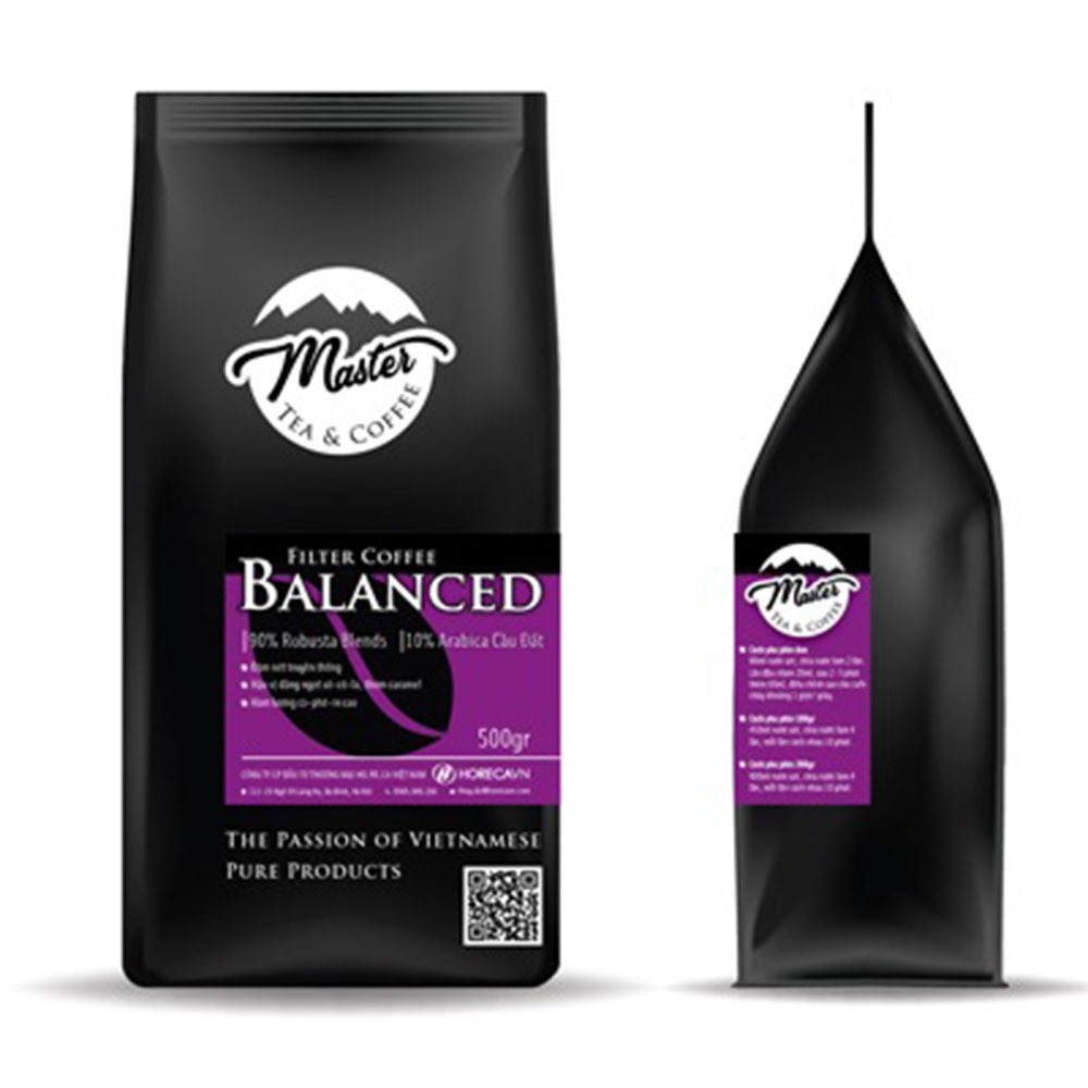 Cà Phê Bột Pha Phin Master Balanced 500gr - Đậm Ngon