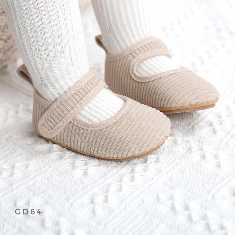 Giày vải nhung tập đi chống trượt Myggpp cho bé - GD64