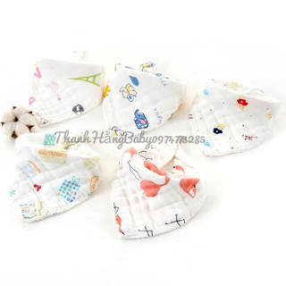 [Ảnh thật]KHĂN YẾM SỢI TRE HOẠT TÍNH SIÊU CUTE CHO BÉ