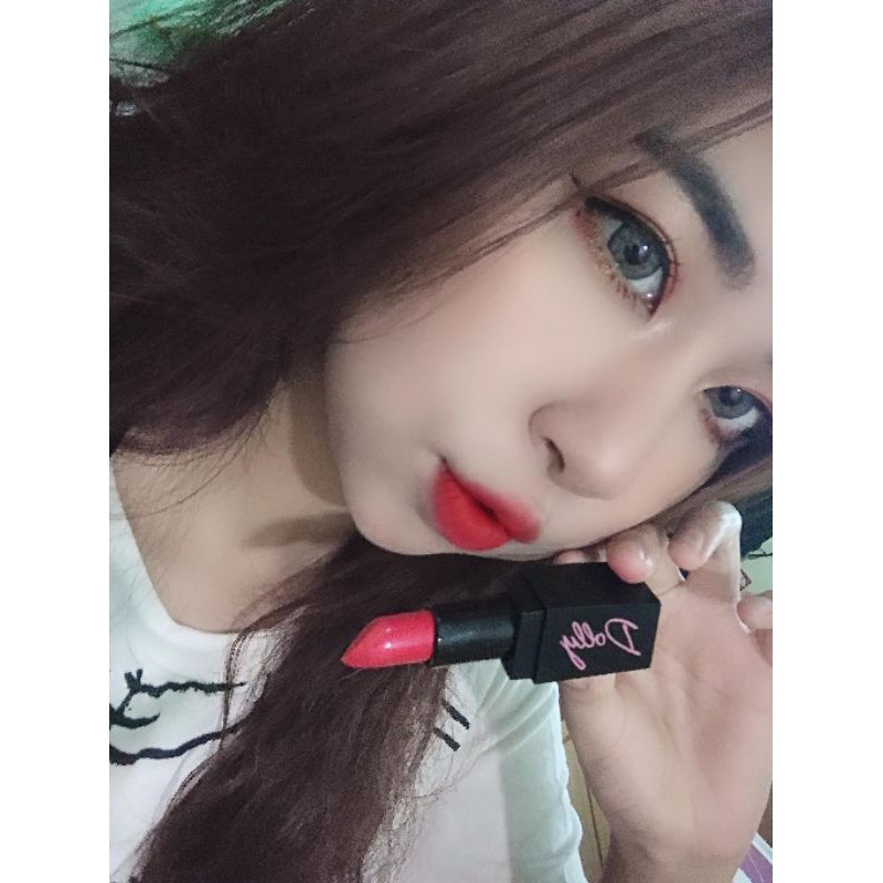Hot Hot! [Hồng Đào ] Son Sáp Phủ Phấn Dolly Không Chì Màu Hồng đào | BigBuy360 - bigbuy360.vn