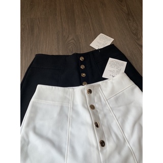 Quần short nữ cạp cao mix 4 cúc