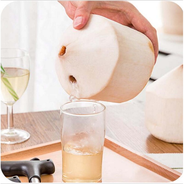 [HCM] Dụng Cụ Đục Lỗ Trái Dừa Khui Dừa Siêu Nhanh An Toàn Vệ Sinh Cực Tiện Lợi
