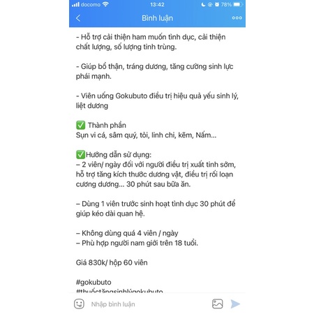 Tăng Kích Thước Gokubuto 60v