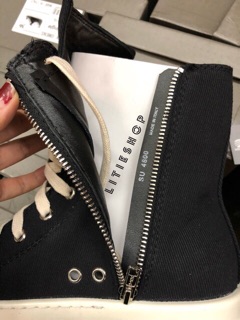 GIÀY RICK OWENS HIGHTOP CANVAS