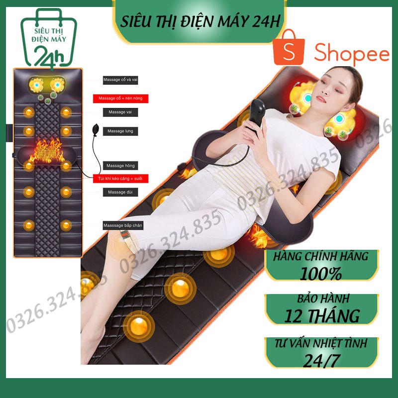 Nệm Massage Toàn Thân, Đệm Mát Xa Toàn Thân OSAKA Nhật Bản Cao Cấp 💯HÀNG CHÍNH HÃNG💯