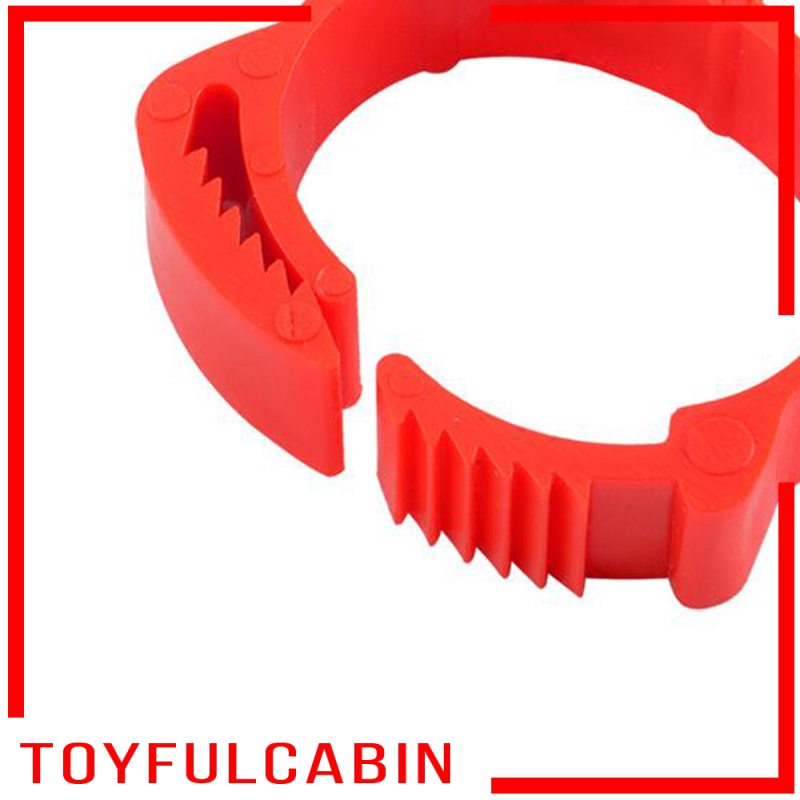 Set 100 Vòng Kẹp Chân Gà Vịt / Vịt Bằng Nhựa Tiện Dụng