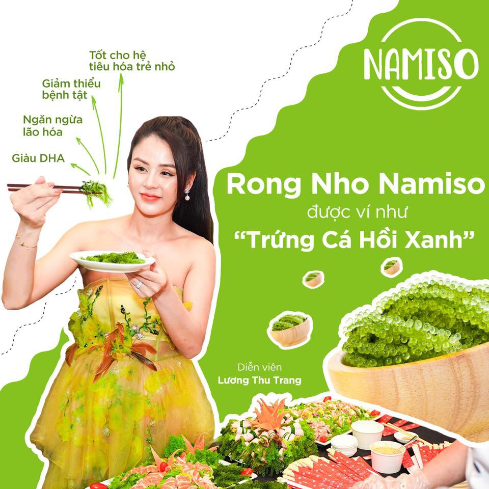 Rong Nho Tách Nước Namiso Organic 100%, Thần Dược Từ Vùng Biển Khánh Hòa, Giàu Dinh Dưỡng, Ngon, Tươi Mát | BigBuy360 - bigbuy360.vn