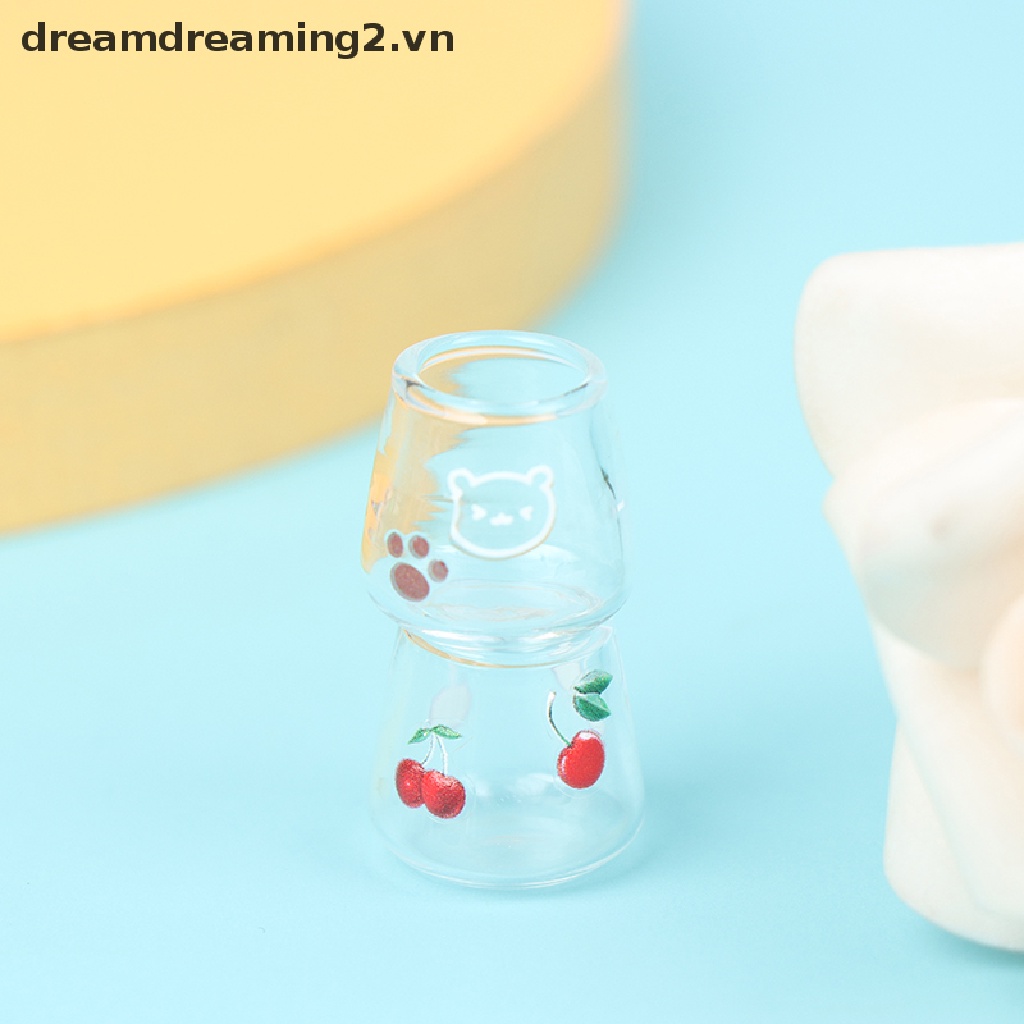 Bộ 4 Cốc Thủy Tinh Trong Suốt Dùng Trang Trí Nhà Cửa