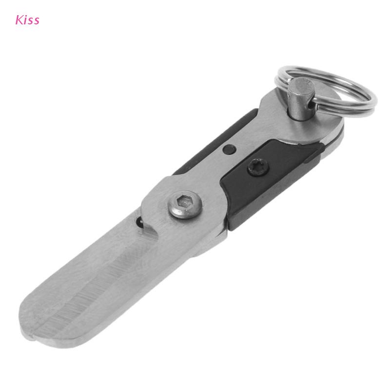 Kéo Mini EDC Bằng Thép Không Gỉ Có Móc Khóa