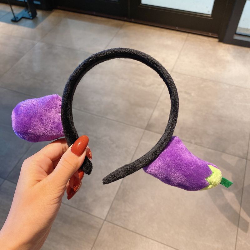 Bờm Tóc Rửa Mặt Cà Rốt Con Cá Quả ớt Đẹp Cute Hàn Quốc, Băng Đô Rửa Mặt Cà Rốt Con Cá Đẹp Nữ