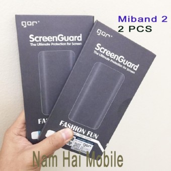 Bộ 2 tấm dán màn hình cho Miband 2 hãng Gor