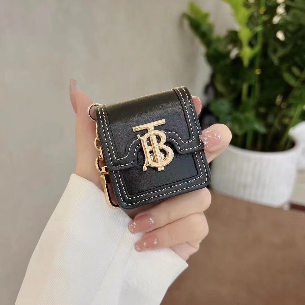 Vỏ Bảo Vệ Hộp Sạc Tai Nghe AirPods Pro 1/2/3 Bằng Da Phong Cách Mới Thời Trang